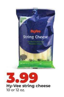 Hy-Vee string cheese