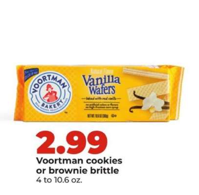 Voortman cookies or brownie brittle