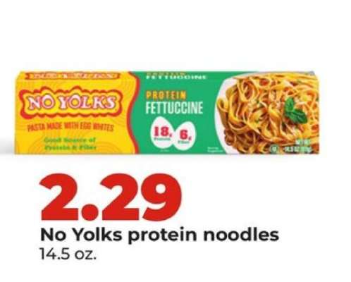 No Yolks protein noodles
