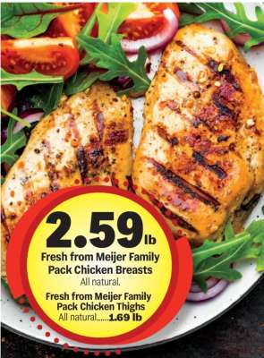 Fresh from Meijer Family Pack Chicken Breasts