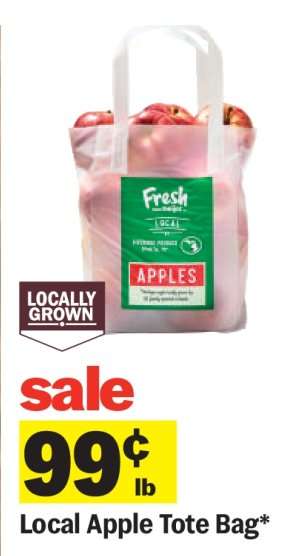 Local Apple Tote Bag