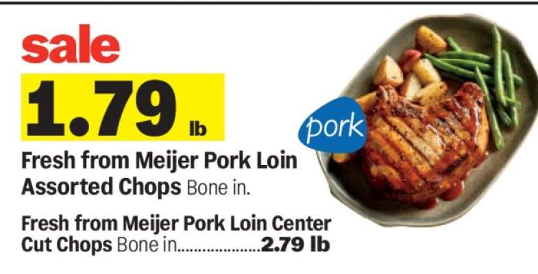 Fresh from Meijer Pork Loin Assorted Chops