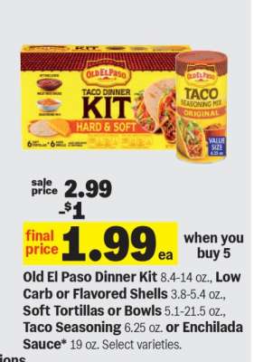 Old El Paso Dinner Kit