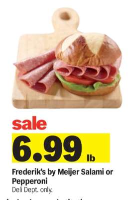Frederik's by Meijer Salami or Pepperoni