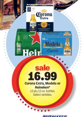 Corona Extra, Modelo or Heineken