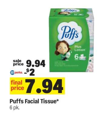 Puffs Facial Tissue*