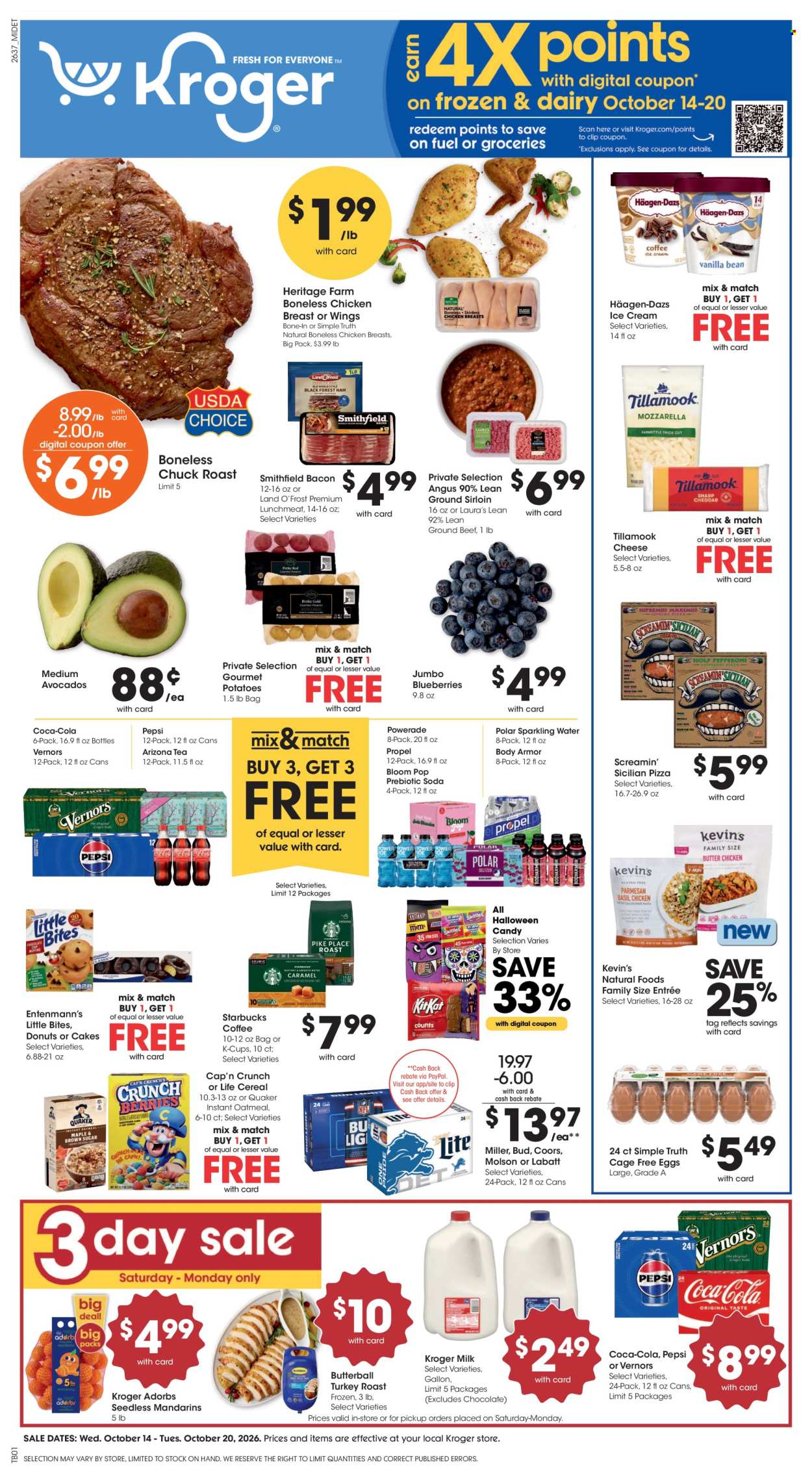 Kroger ad - 10/14/2026 - 10/20/2026. Page 1