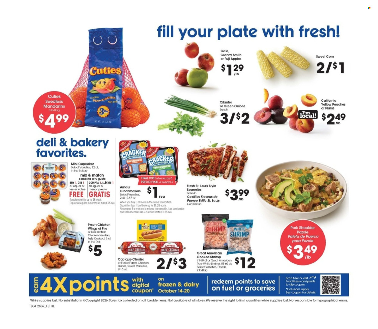 Food 4 Less ad - 10/14/2026 - 10/20/2026. Page 4