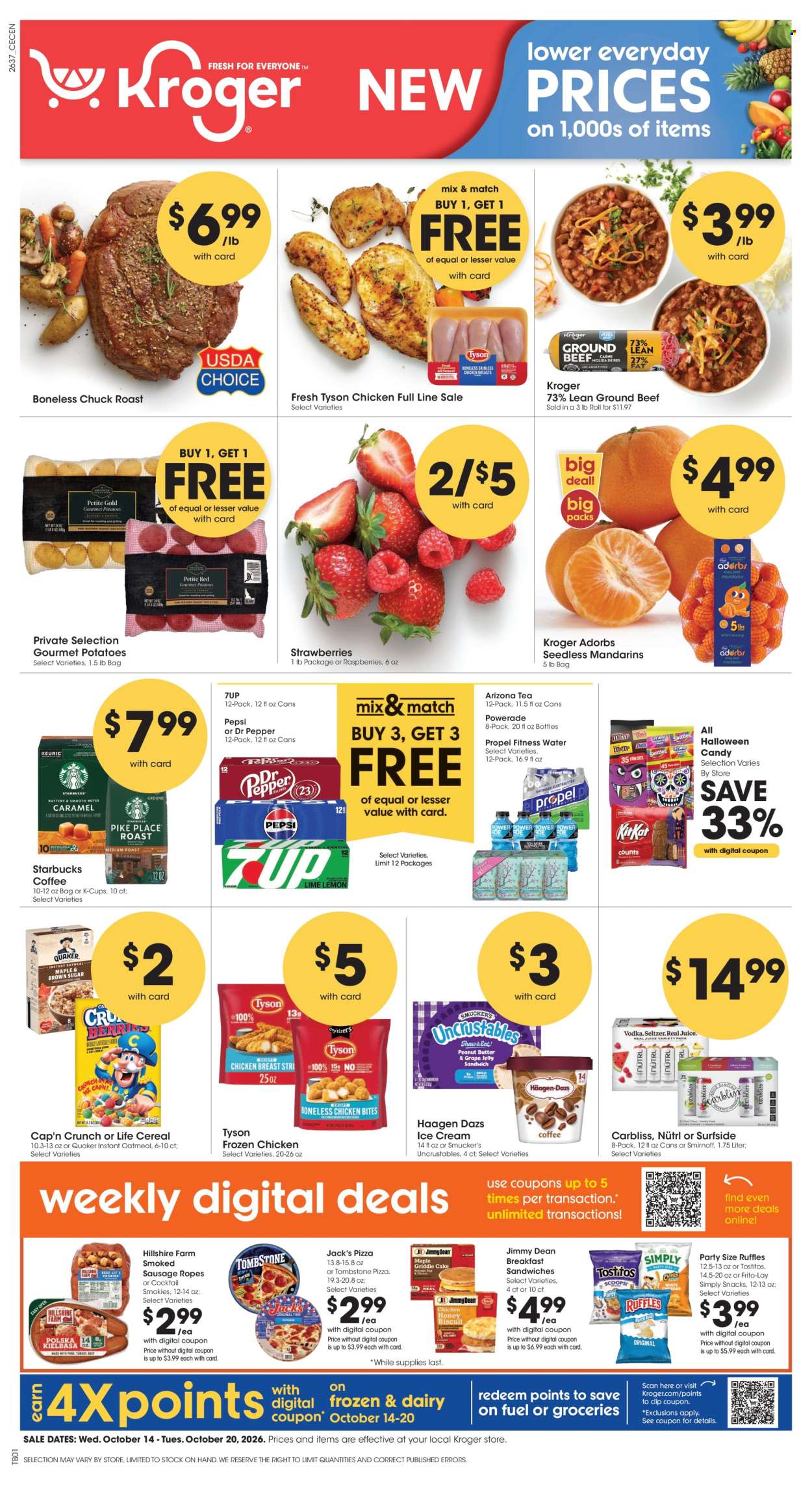 Kroger ad - 10/14/2026 - 10/20/2026. Page 1