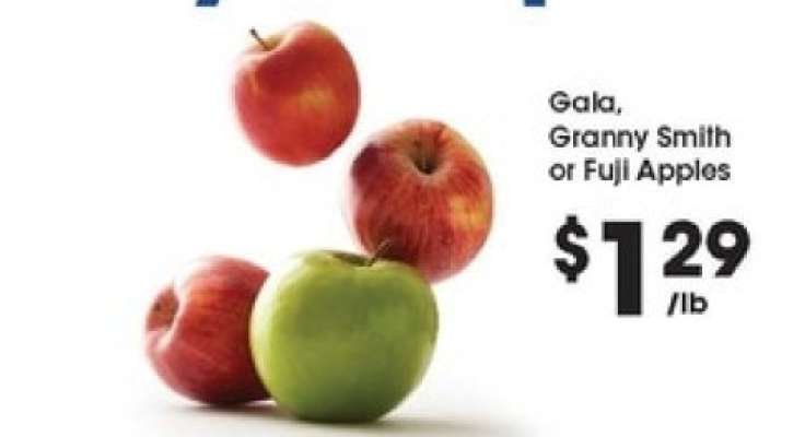 Gala, Granny Smith or Fuji Apples