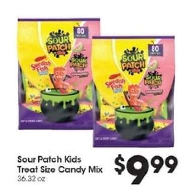 Sour Patch Kids Treat Size Candy Mix
