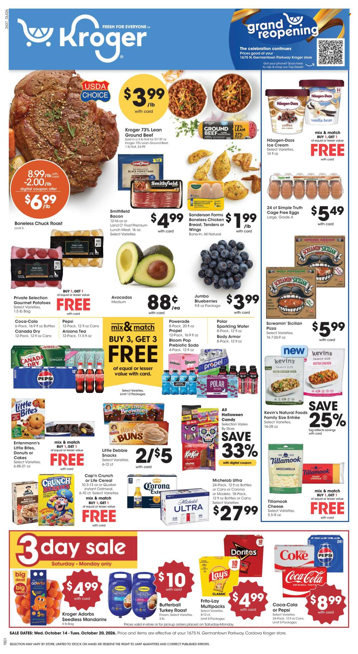 Kroger ad - 10/14/2026 - 10/20/2026. Page 1