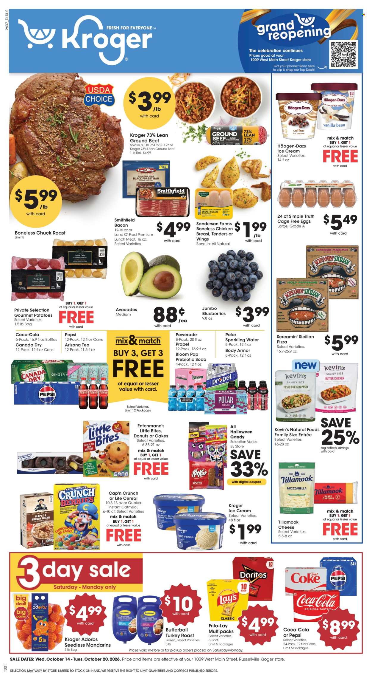 Kroger ad - 10/14/2026 - 10/20/2026. Page 1