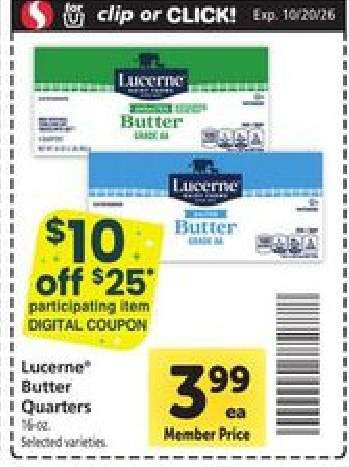 Lucerne Butter Quarters