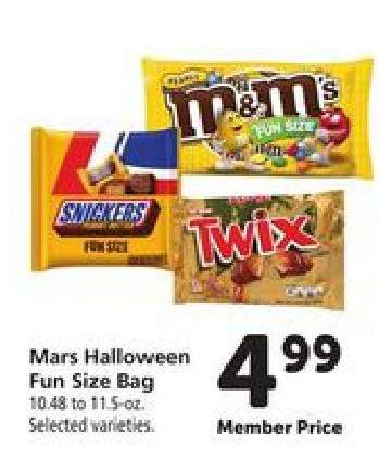 Mars Halloween Fun Size Bag