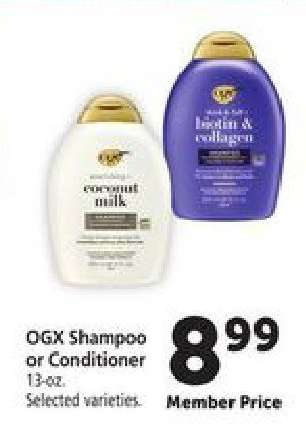 OGX SHAMPOO OR CONDITIONER