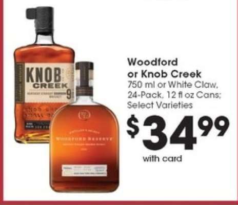 Woodford or Knob Creek