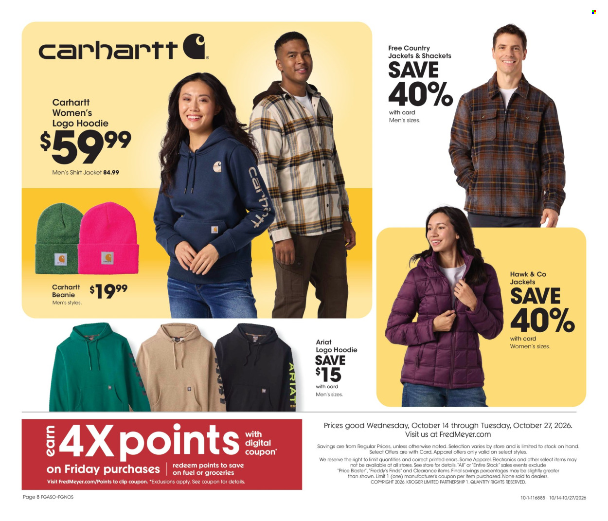 Fred Meyer ad - 10/14/2026 - 10/27/2026. Page 8