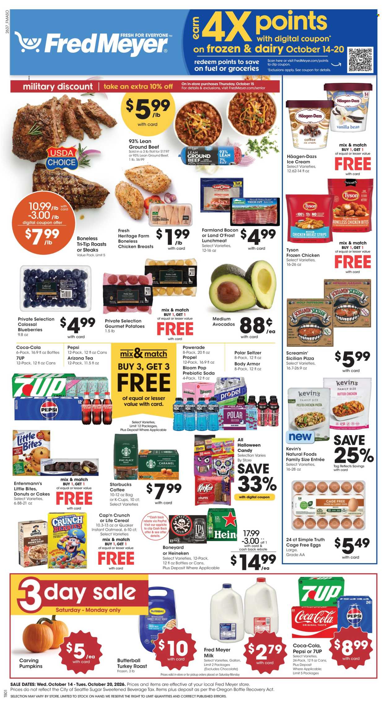 Fred Meyer ad - 10/14/2026 - 10/20/2026. Page 1