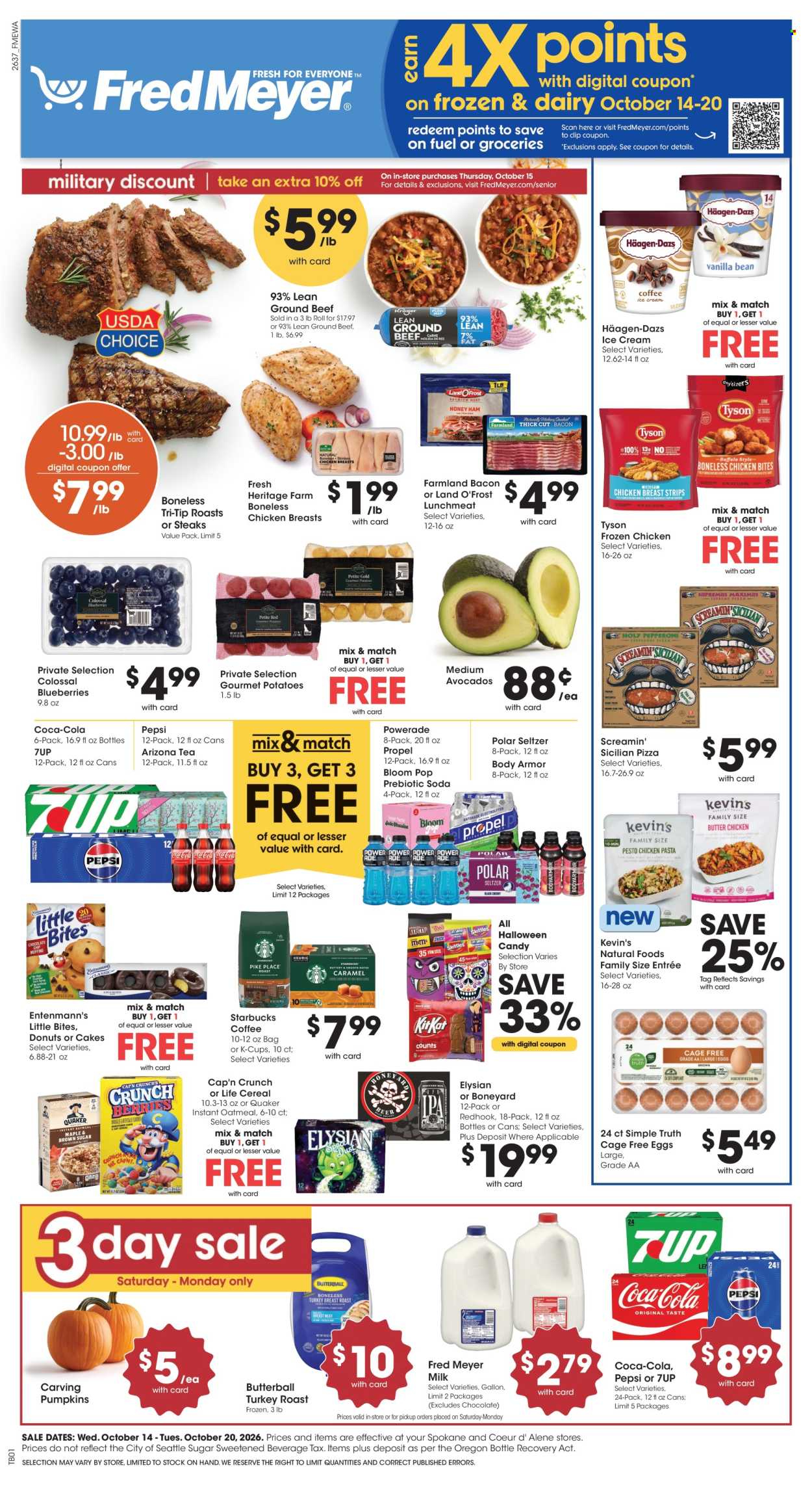 Fred Meyer ad - 10/14/2026 - 10/20/2026. Page 1