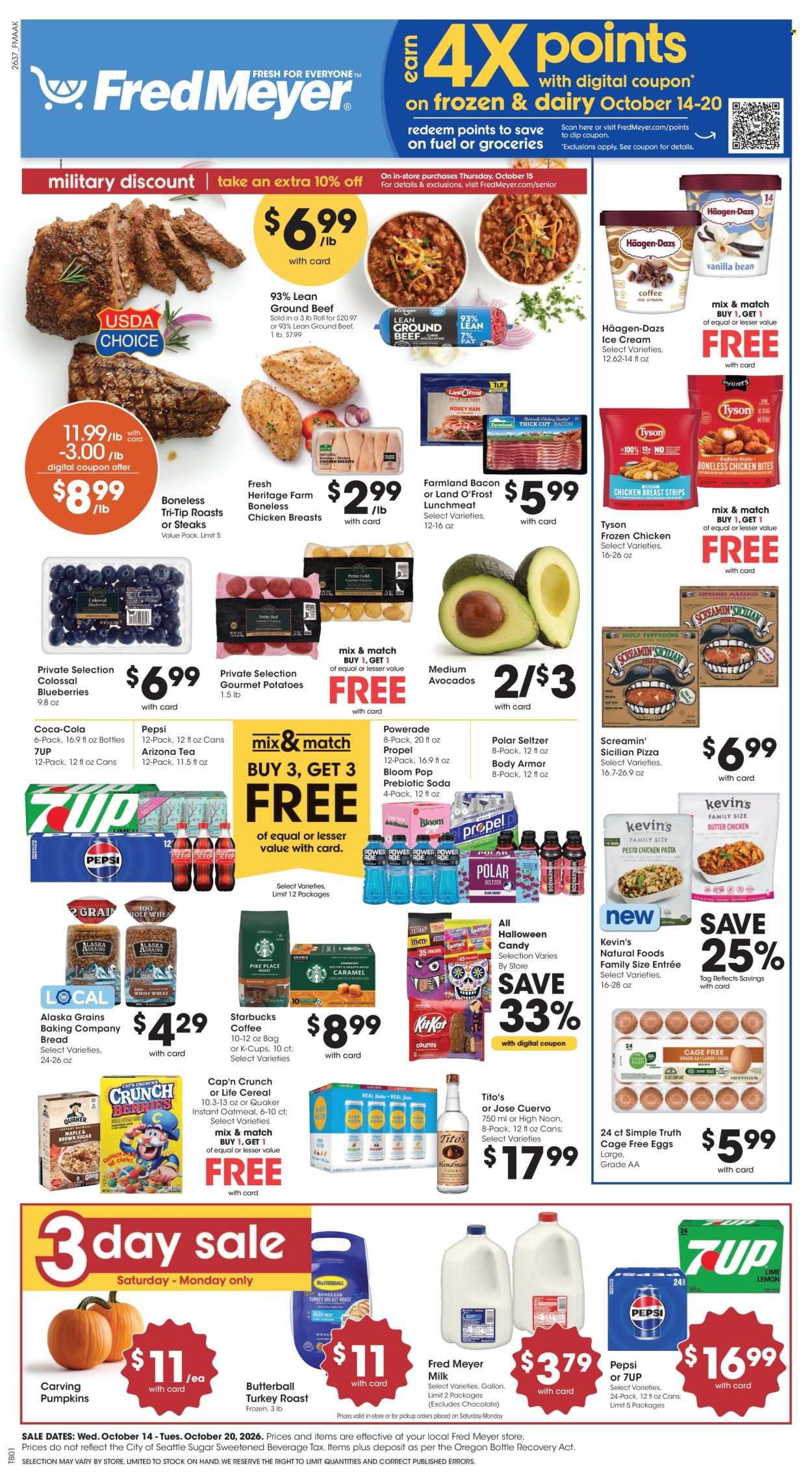 Fred Meyer ad - 10/14/2026 - 10/20/2026. Page 1