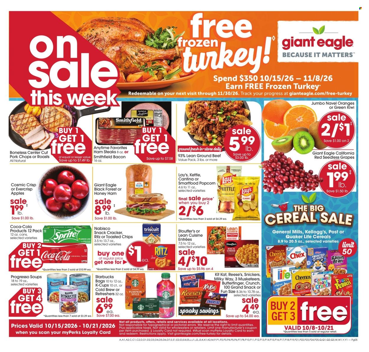 Giant Eagle ad - 10/15/2026 - 10/21/2026. Page 1