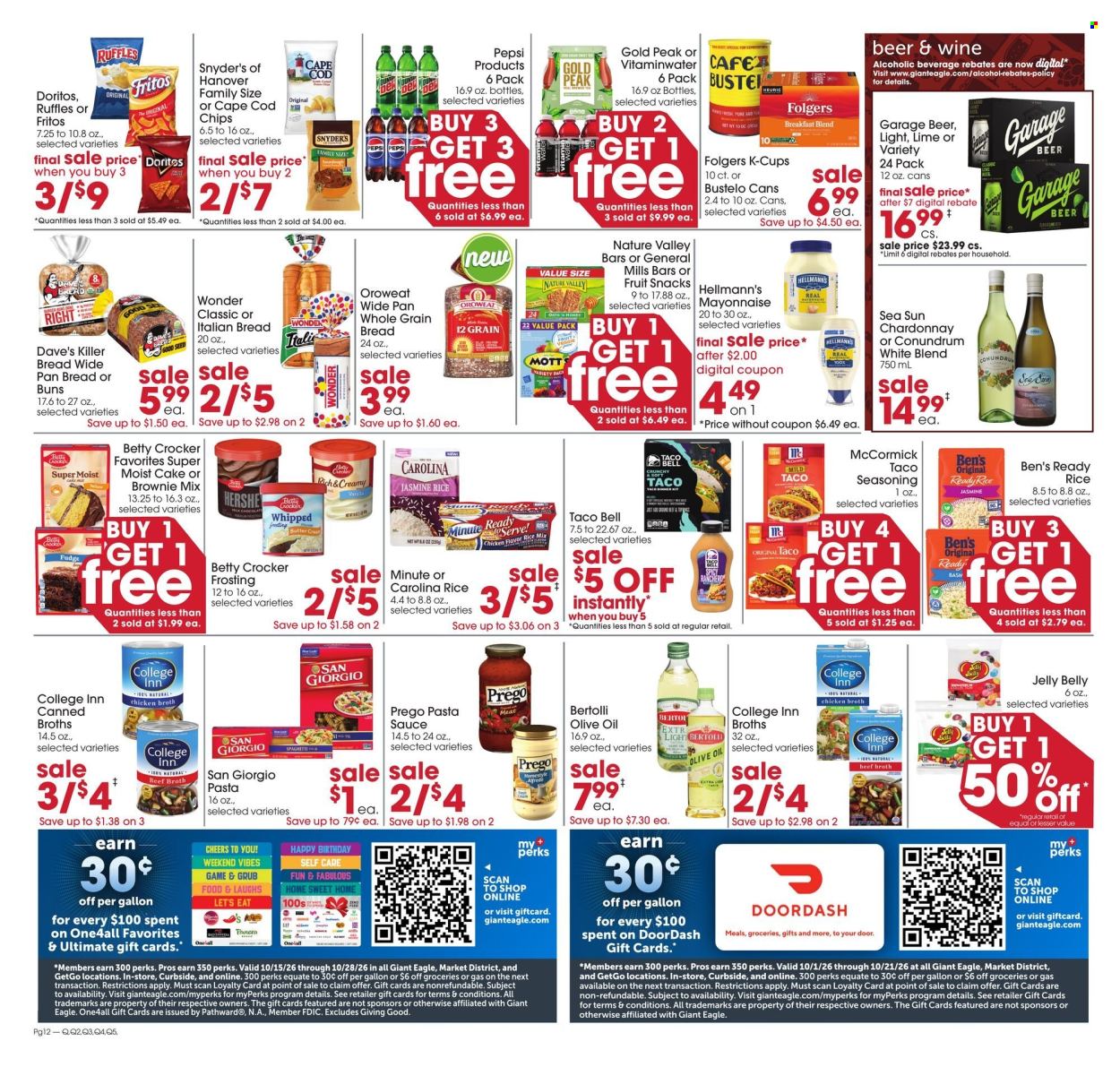 Giant Eagle ad - 10/15/2026 - 10/21/2026. Page 9