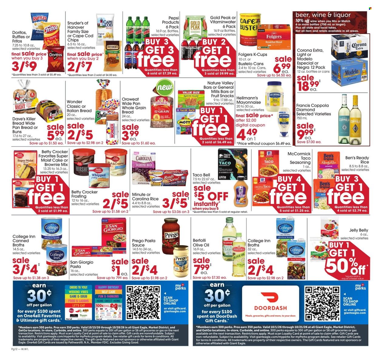 Giant Eagle ad - 10/15/2026 - 10/21/2026. Page 9
