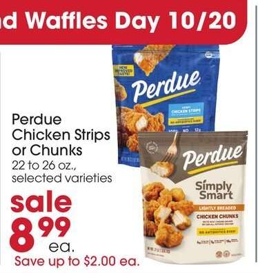 Perdue Chicken Strips or Chunks