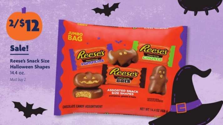Reese’s Snack Size Halloween Shapes