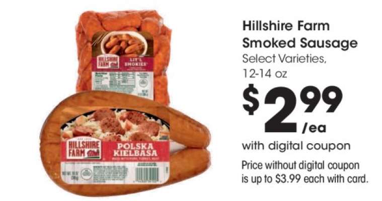 Hillshire Farm Smoked Sausage