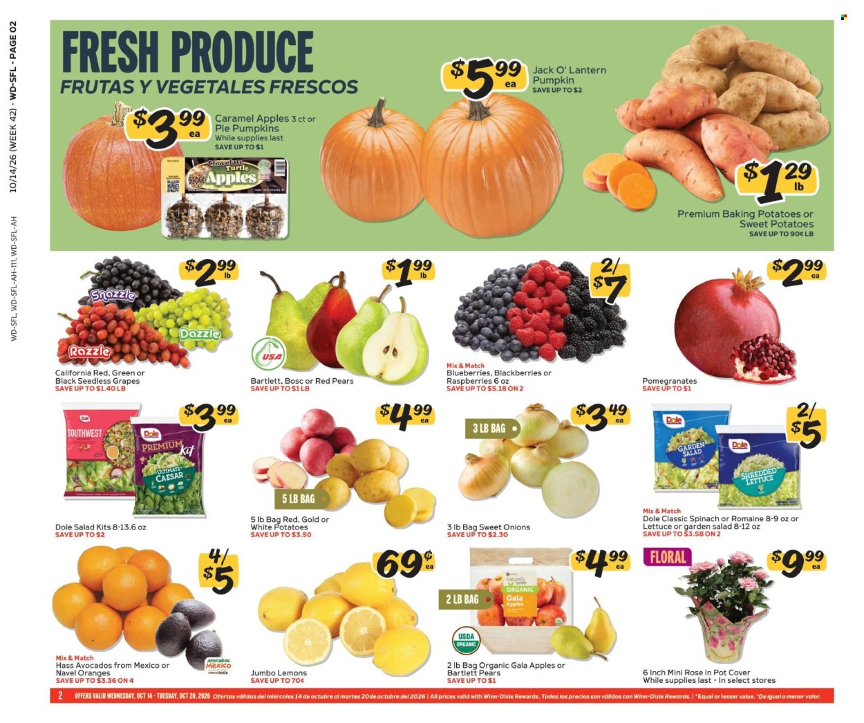 Winn Dixie ad - 10/14/2026 - 10/20/2026. Page 2