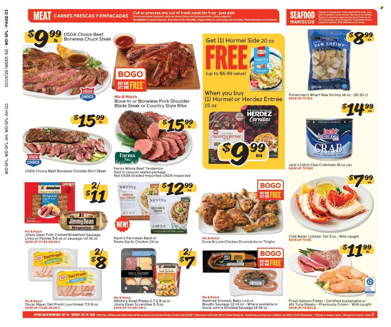 Winn Dixie ad - 10/14/2026 - 10/20/2026. Page 3