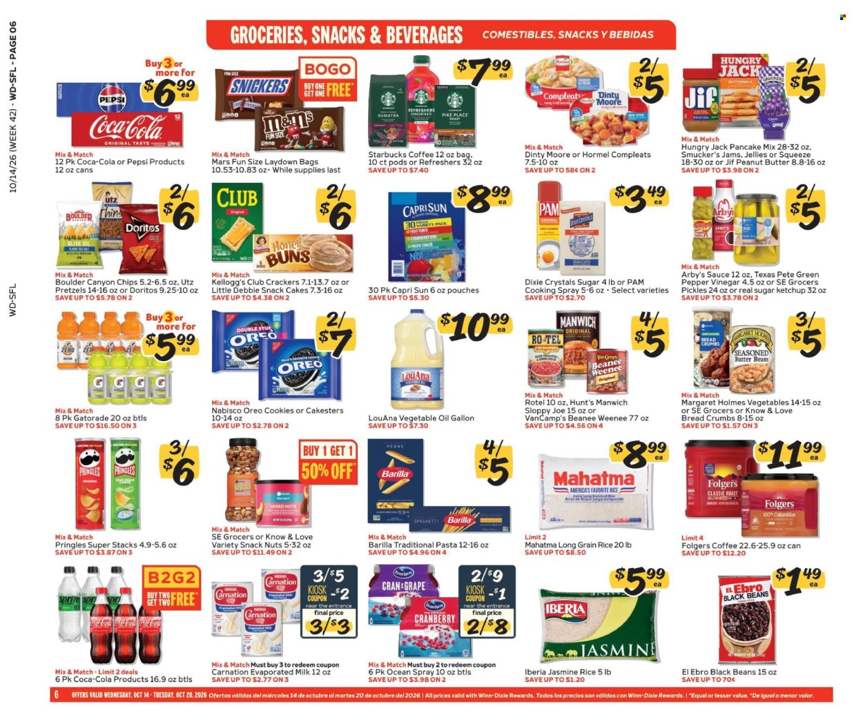 Winn Dixie ad - 10/14/2026 - 10/20/2026. Page 6