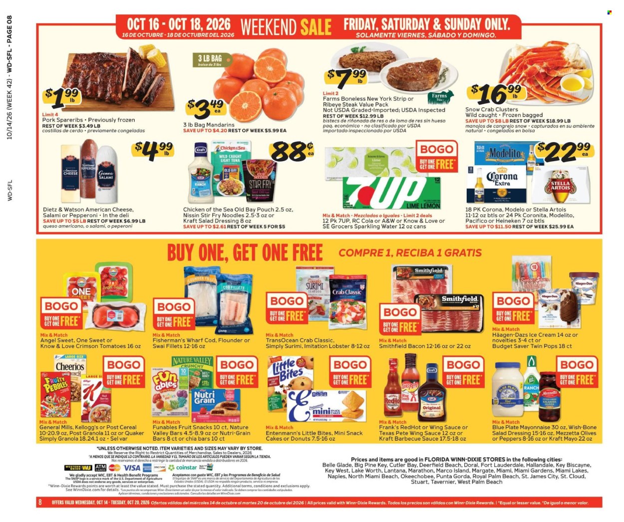 Winn Dixie ad - 10/14/2026 - 10/20/2026. Page 8