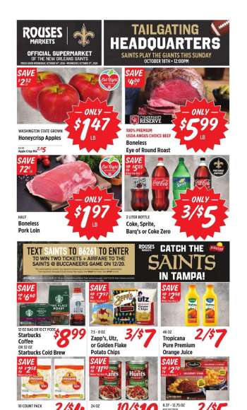 Rouses Markets Flyer - 10/14/2026 - 10/21/2026.