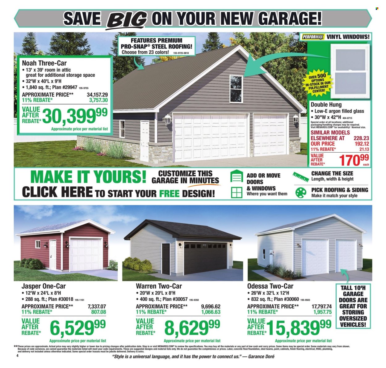 Menards ad - 10/15/2026 - 10/25/2026. Page 6