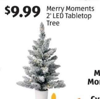 Merry Moments 2' LED Tabletop Tree