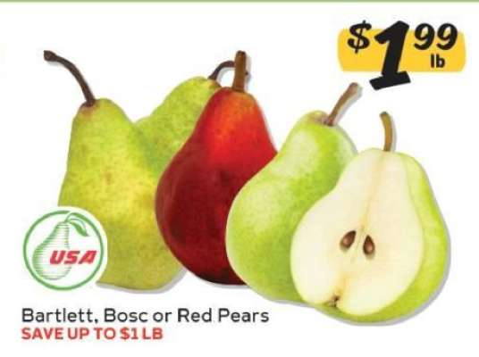 Bartlett, Bosc or Red Pears