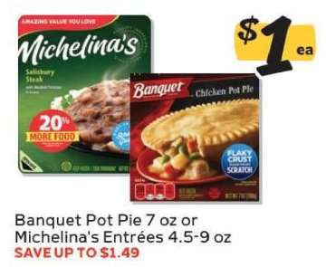 Banquet Pot Pie or Michelina's Entrées