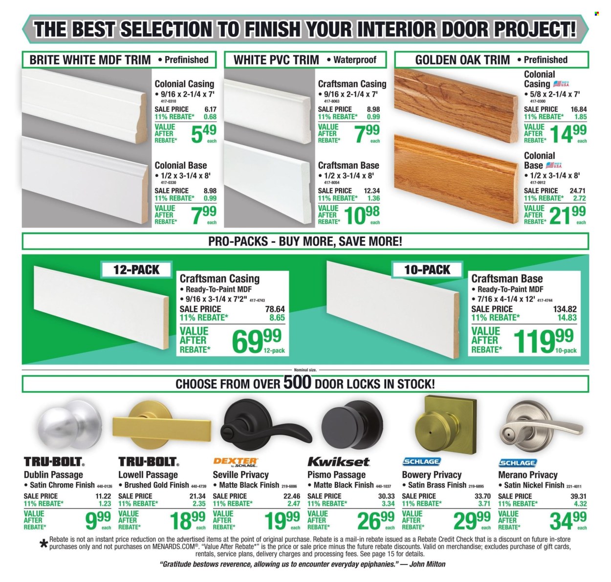 Menards ad - 10/15/2026 - 10/25/2026. Page 18
