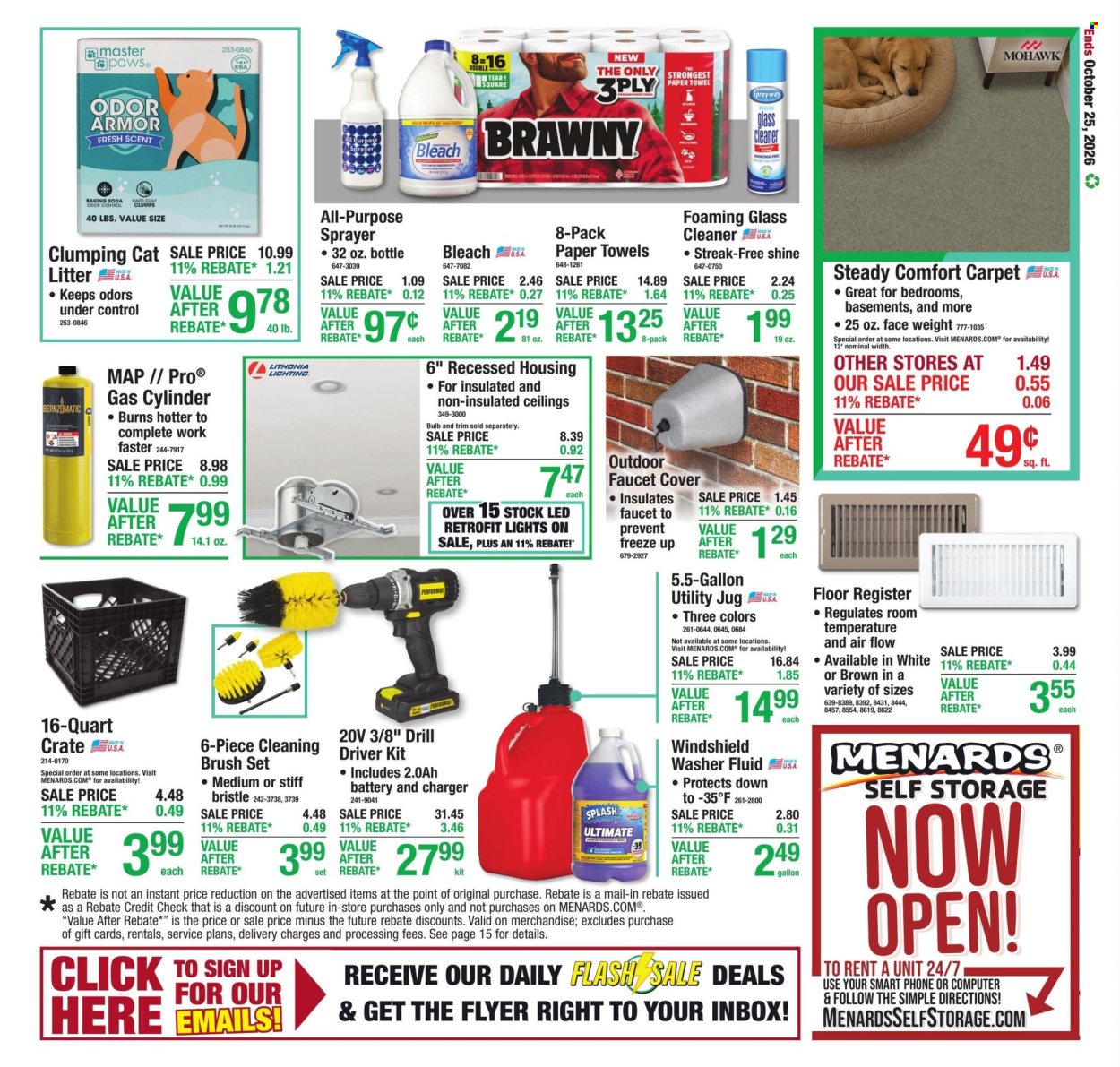 Menards ad - 10/15/2026 - 10/25/2026. Page 23