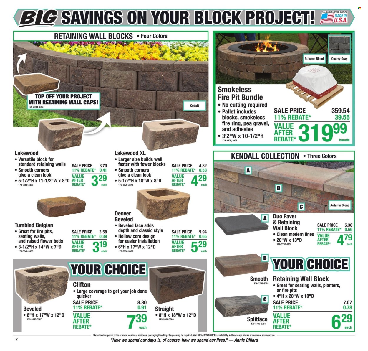 Menards ad - 10/15/2026 - 10/25/2026. Page 3