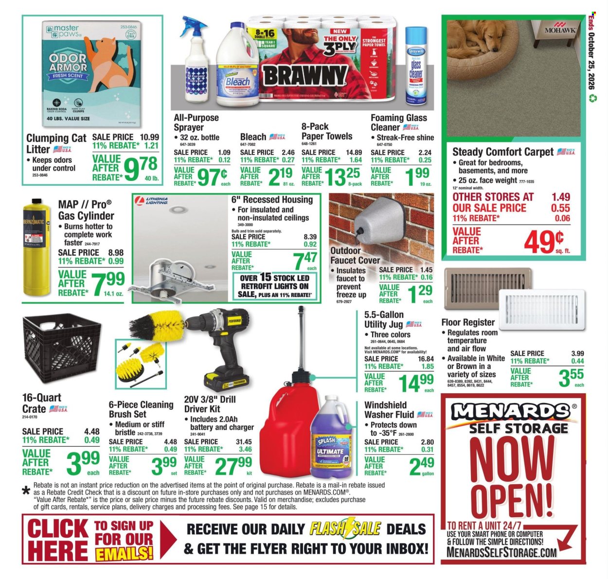 Menards ad - 10/15/2026 - 10/25/2026. Page 23