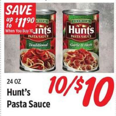 Hunt's Pasta Sauce