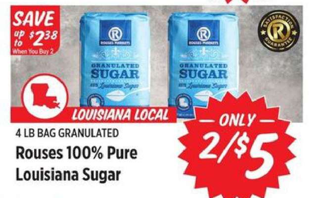 Rouses 100% Pure Louisiana Sugar