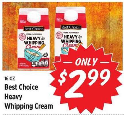 Best Choice Heavy Whipping Cream