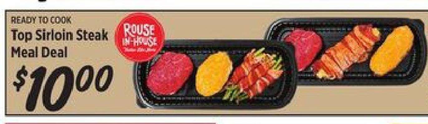 Top Sirloin Steak Meal Deal