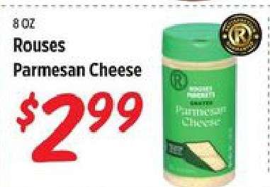 Rouses Parmesan Cheese