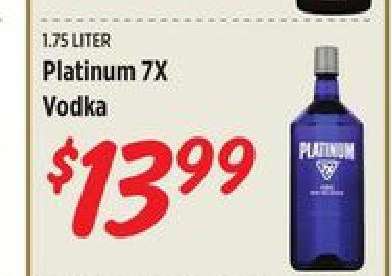 Platinum 7x Vodka